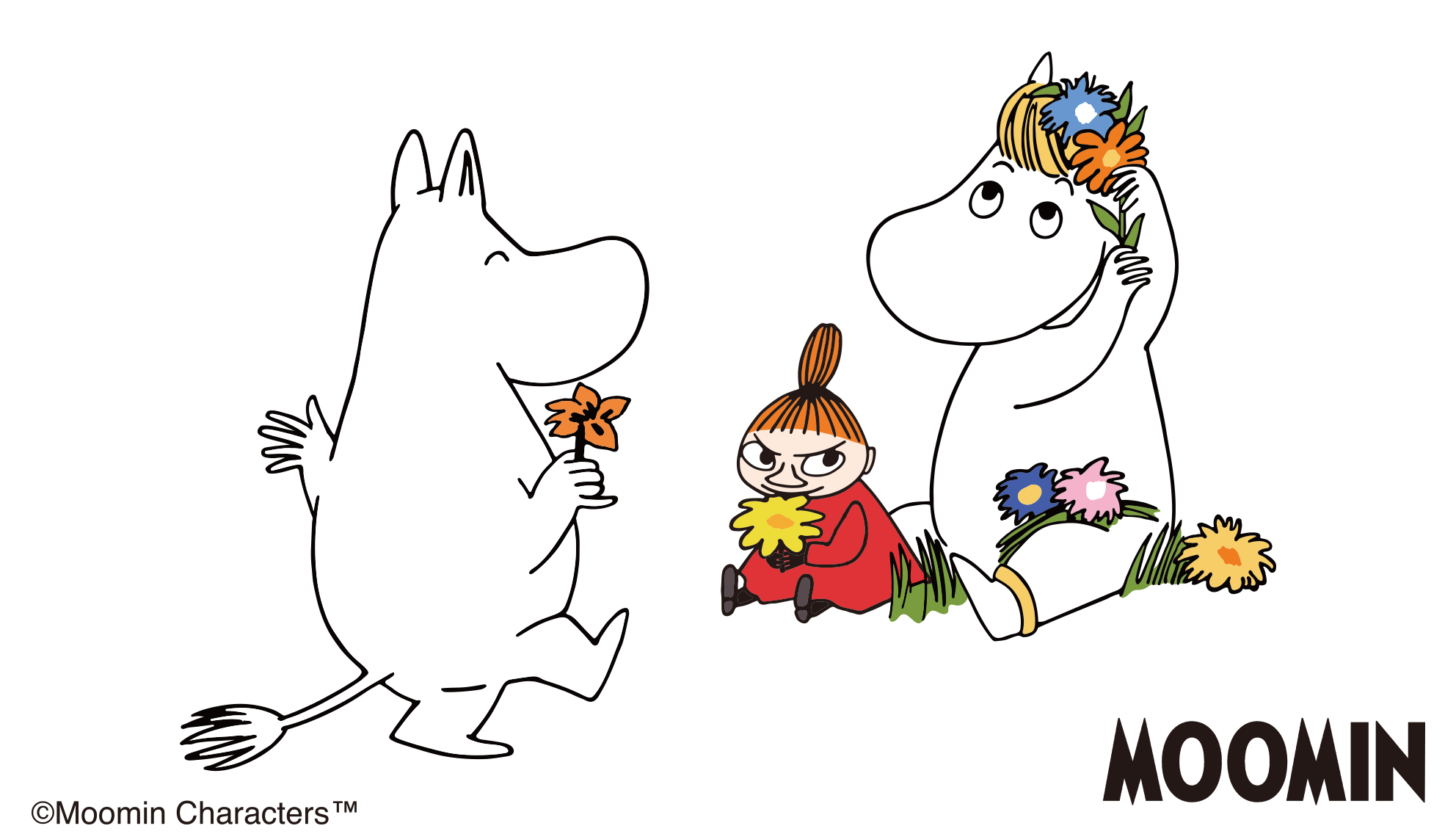 ムーミンのイラスト